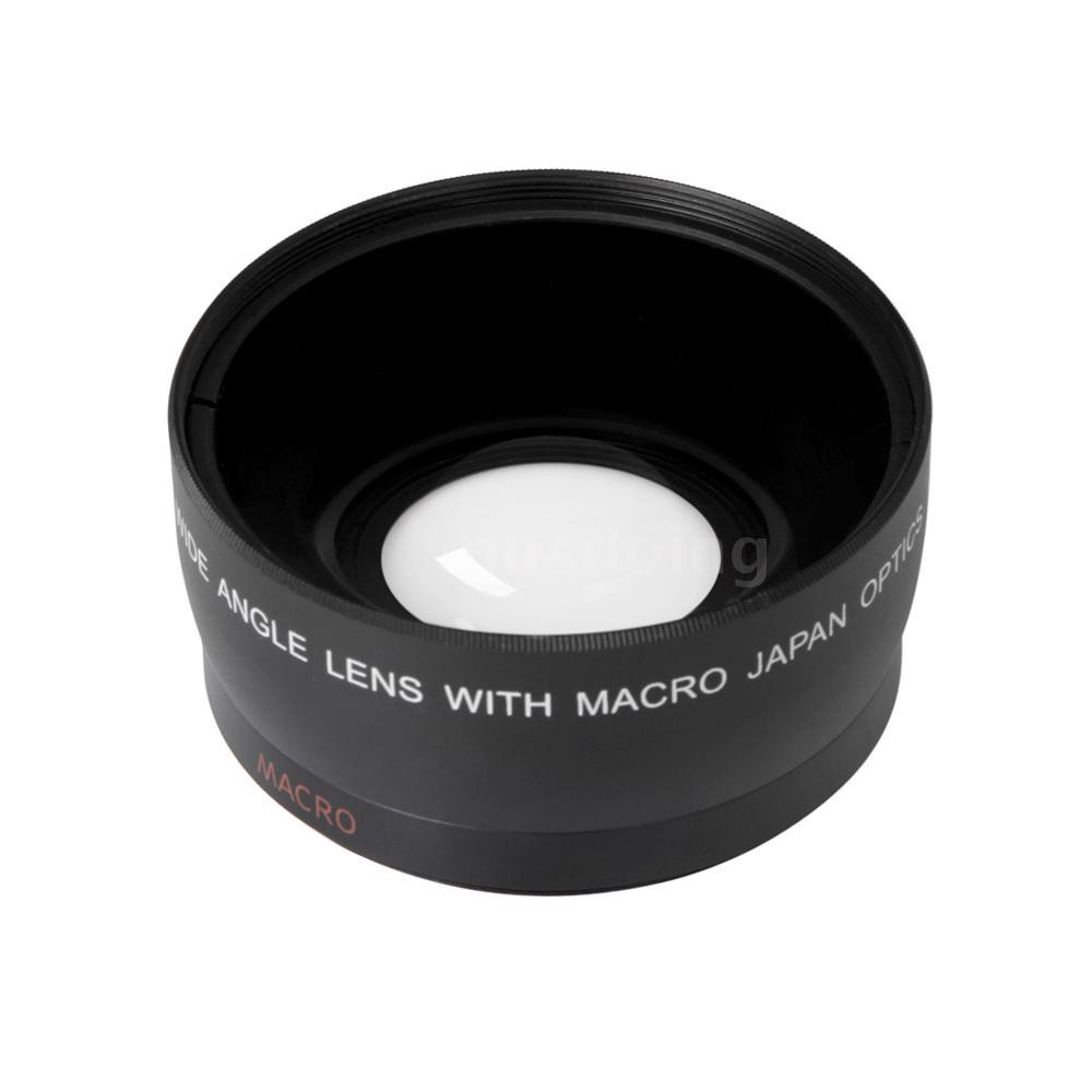 Ống kính góc rộng với Macro 52mm 0.45X cho Canon Nikon Sony Pentax 52mm D