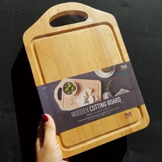 Thớt gỗ cao su Lock&lock