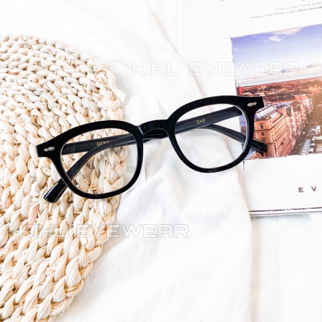 Gọng kính nhựa Day mắt tròn nhiều màu - Kính mắt chống ánh sáng xanh Kihu Eyewear