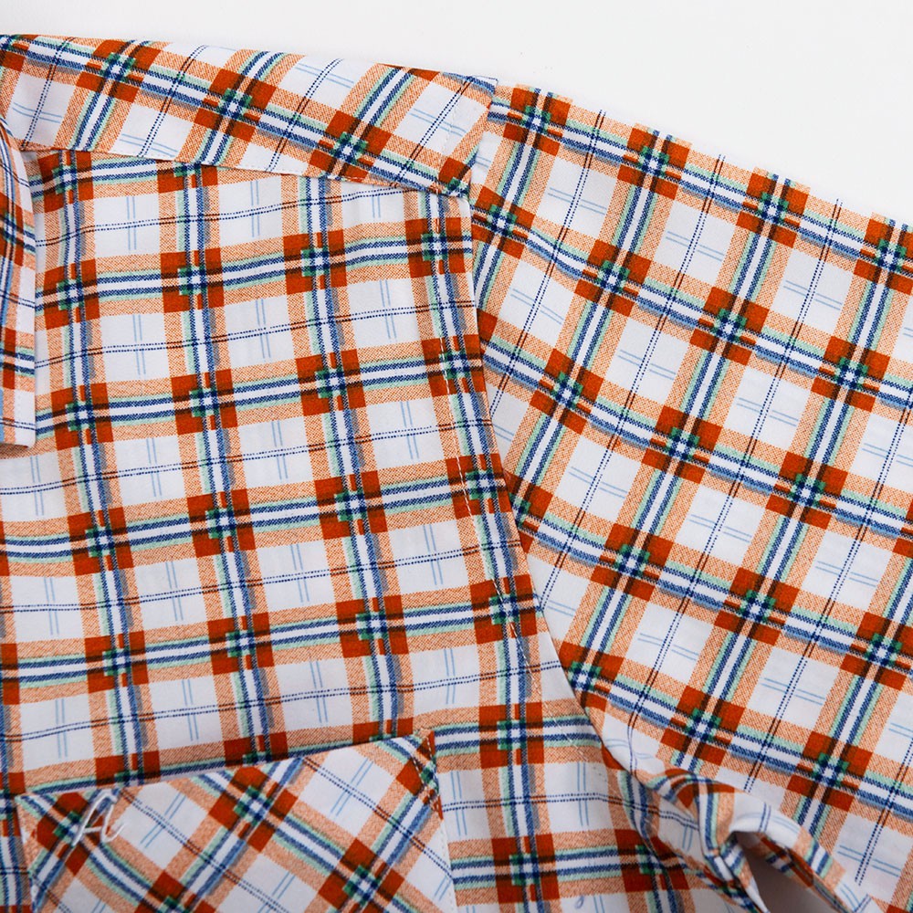 Áo Sơ Mi Nam Công Sở Trung Niên Thương Hiệu Anton Ngắn Tay Vải Cotton Họa Tiết Kẻ Caro Màu Đỏ Trắng V817 | BigBuy360 - bigbuy360.vn