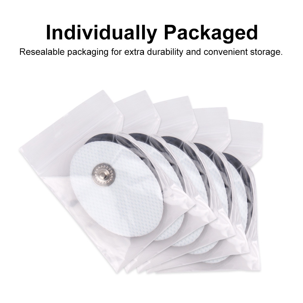 Bộ 20 / 10 Miếng Đệm Điện Cực Kỹ Thuật Số Cho Máy Mát Xa Chăm Sóc Sức Khỏe TP10