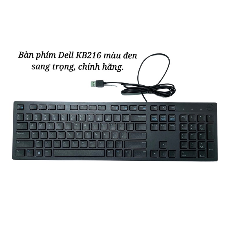 Bàn phím Dell KB216 100% cam kết chính hãng, zin mới 100%, full hộp