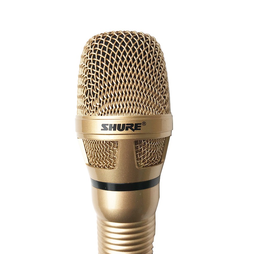 Micro có dây Shure UR-910, độ nhạy cao, hát nhẹ và chống hú tốt