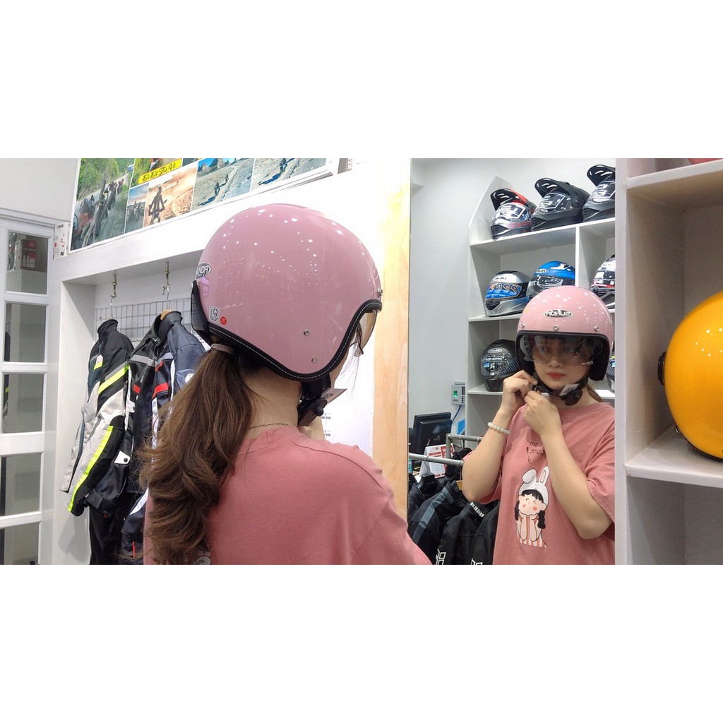 Mũ bảo hiểm 3/4 Sunda chính hãng có kính