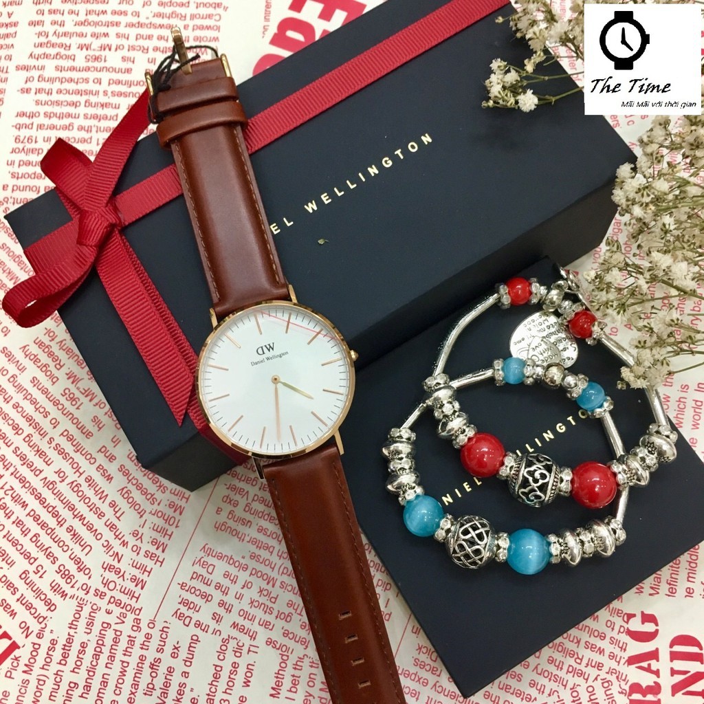 DW nam Authentic - Đồng hồ nam DW Classic St.Mawes 40mm- Fullbox Túi Xách,Hộp,sách Hướng Dẫn,thẻ,tag check code hãng