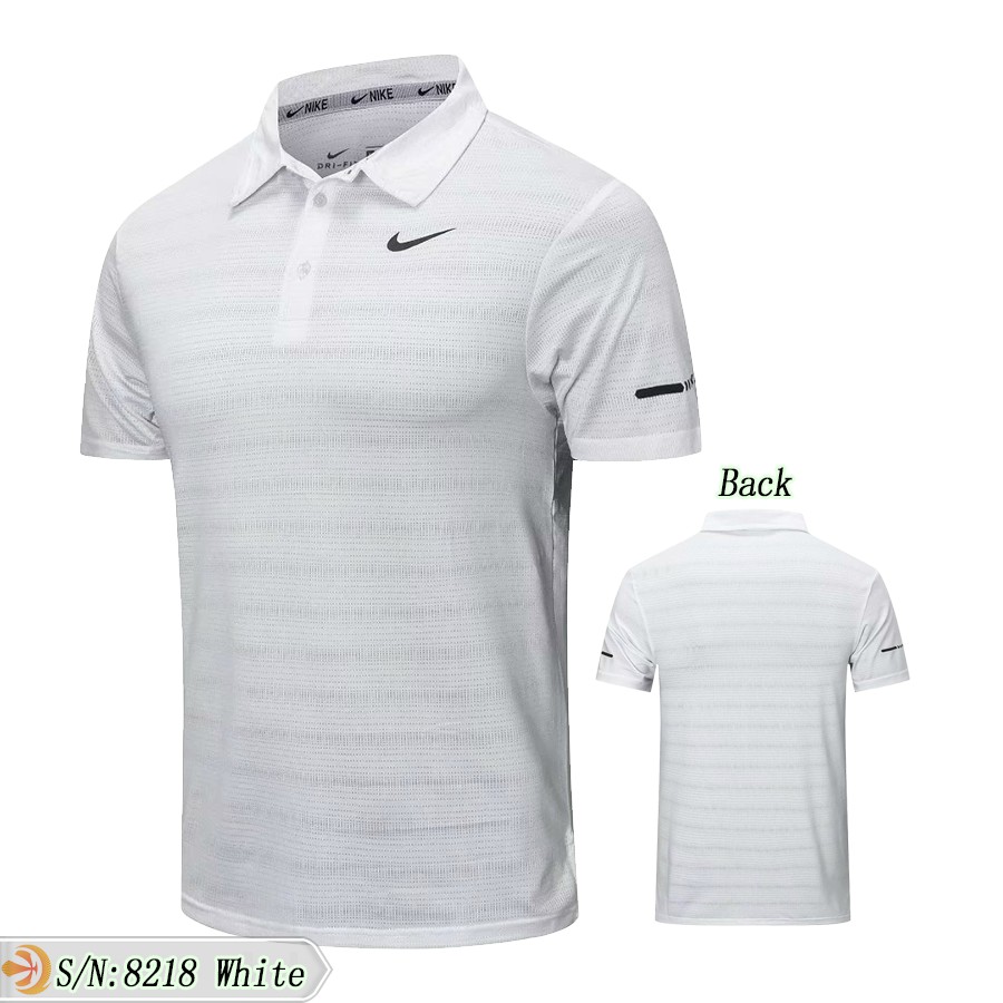 Nike Áo Thun Polo Tay Ngắn Chất Liệu Nhanh Khô Phong Cách Thể Thao Trẻ Trung