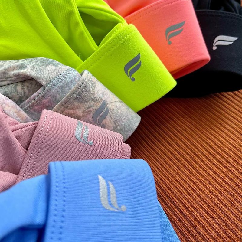 Áo sport bra trắng Fabletics Oasis xoắn ngực BA2044049