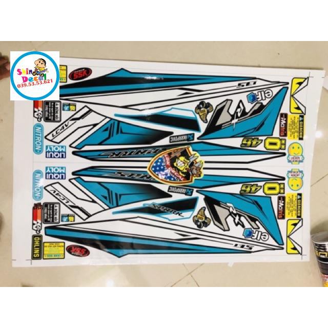 Tem rời winner sọc xanh đen