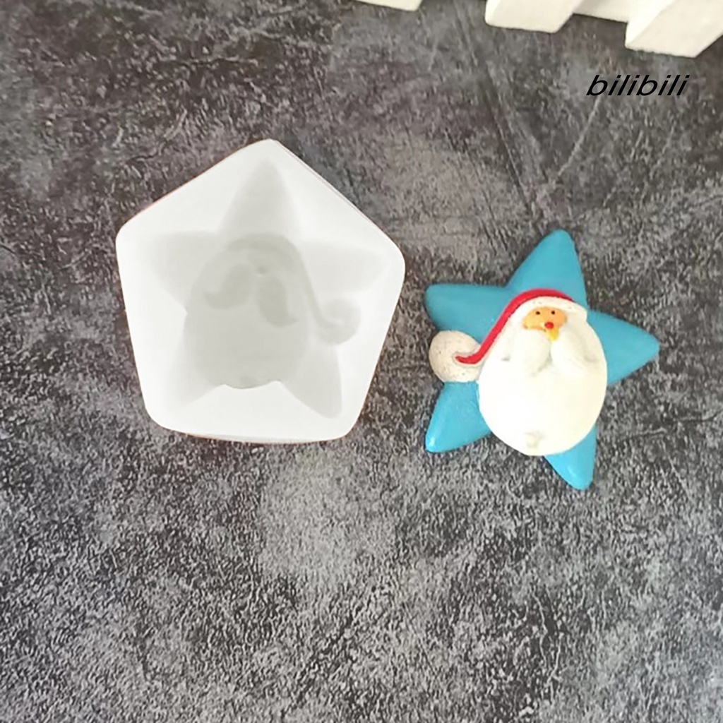 Khuôn Làm Bánh Không BPA Chống Dính Hình Ông Già Noel DIY