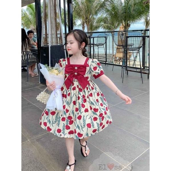 Váy hoa xinh cho bé 8-30kg