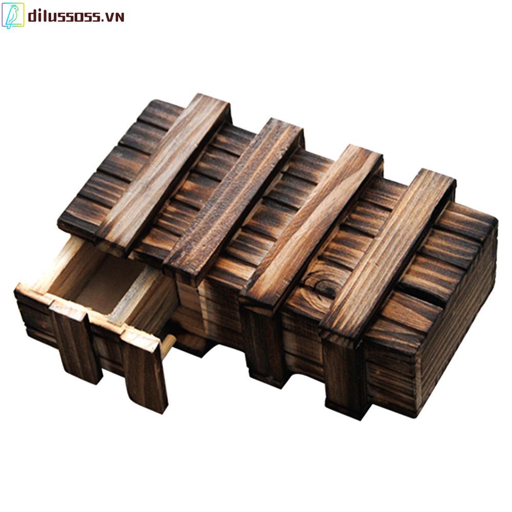 Đồ chơi hộp gỗ ảo thuật bí mật