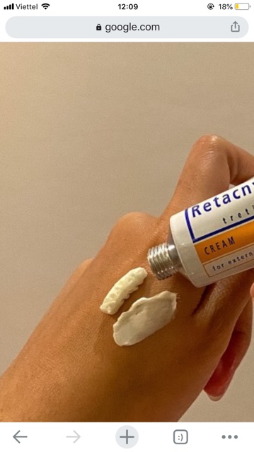 Kem ngăn ngùa và giảm mụn Retacnyl Tretinol Cream 0,025/0,05  - Chính hãng