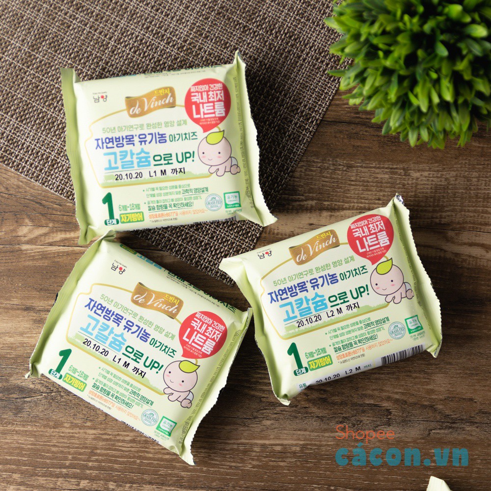 Phô mai tách muối ORGANIC ăn dặm và phomai Nhật QBB nhiều vị cho bé