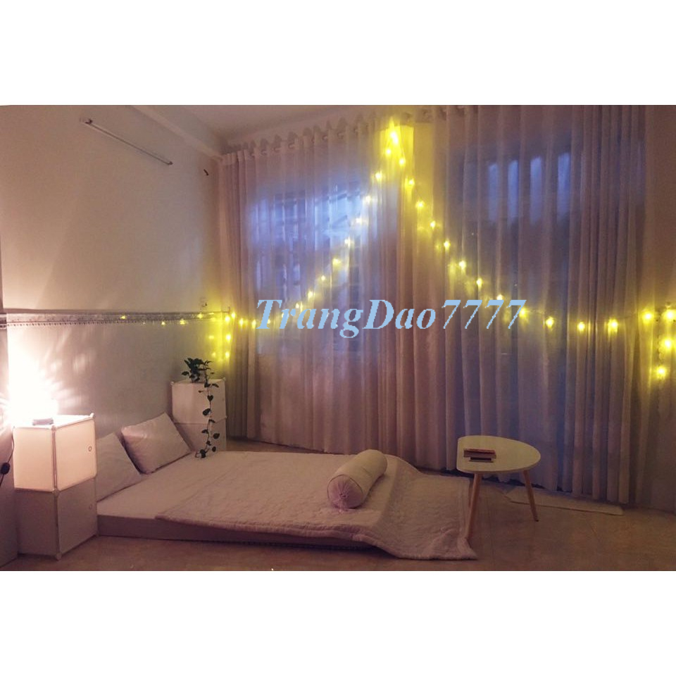 Đèn Led Xài Pin/Cắm Điện Bóng Đèn Tròn Cherry Ball Trang Trí Decor Phòng Ngủ Tiệc Noel Cắm Trại Đẹp Lung Linh