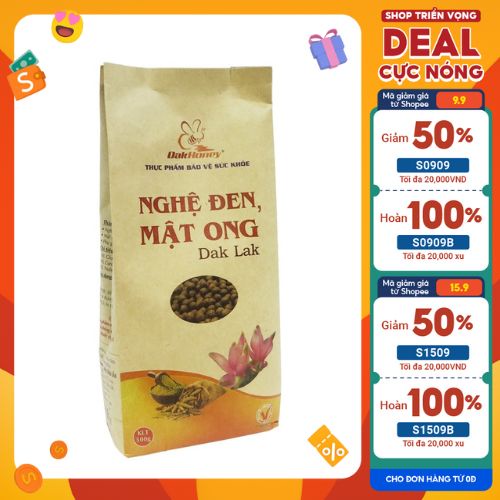 NGHỆ ĐEN MẬT ONG DAKLAK 500G