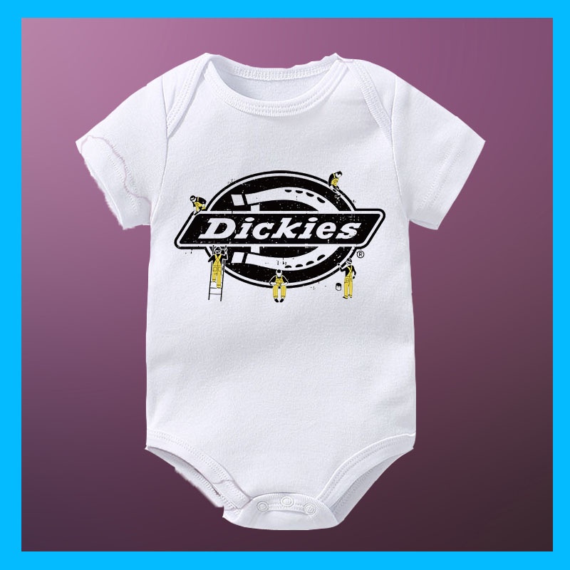 DickiesBông Leo Núi Trẻ Sơ Sinh Đồng Bằng Tay Ngắn Jumpsuit Đồ Bộ Bé Trai Đồ Bộ Bé Trai Áo Rắm Bé Trẻ Em Phiên Bản Hàn Quốc Của Cô Gái Ăn Mặc Quần Áo Rắm Nửa Tay Bướm