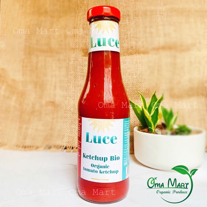 Sốt tương cà Ketchup hữu cơ Luce 500g