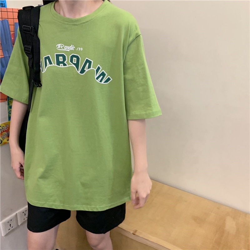 Áo thun tay lỡ, áo phông form rộng chất cotton in hình uban