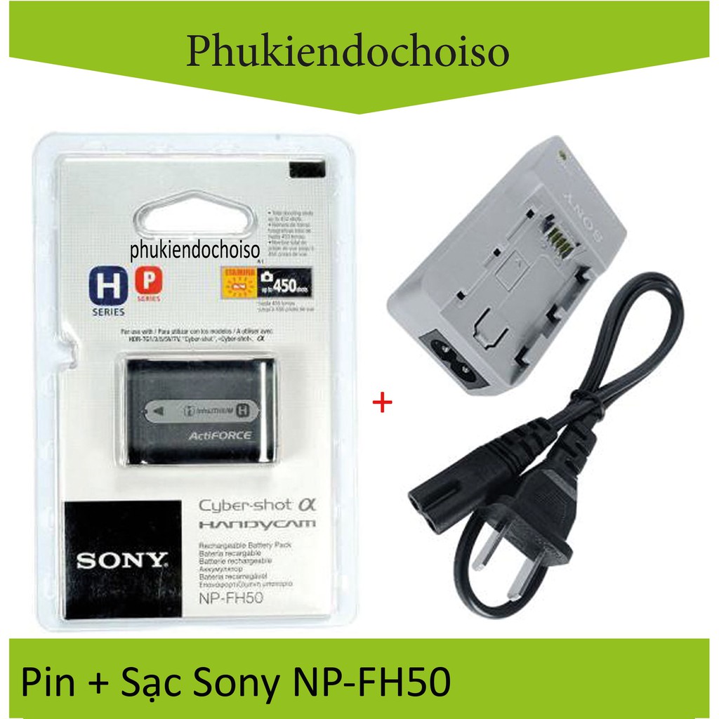 Pin sạc thay thế Sony NP-FH50/FH70/FH100