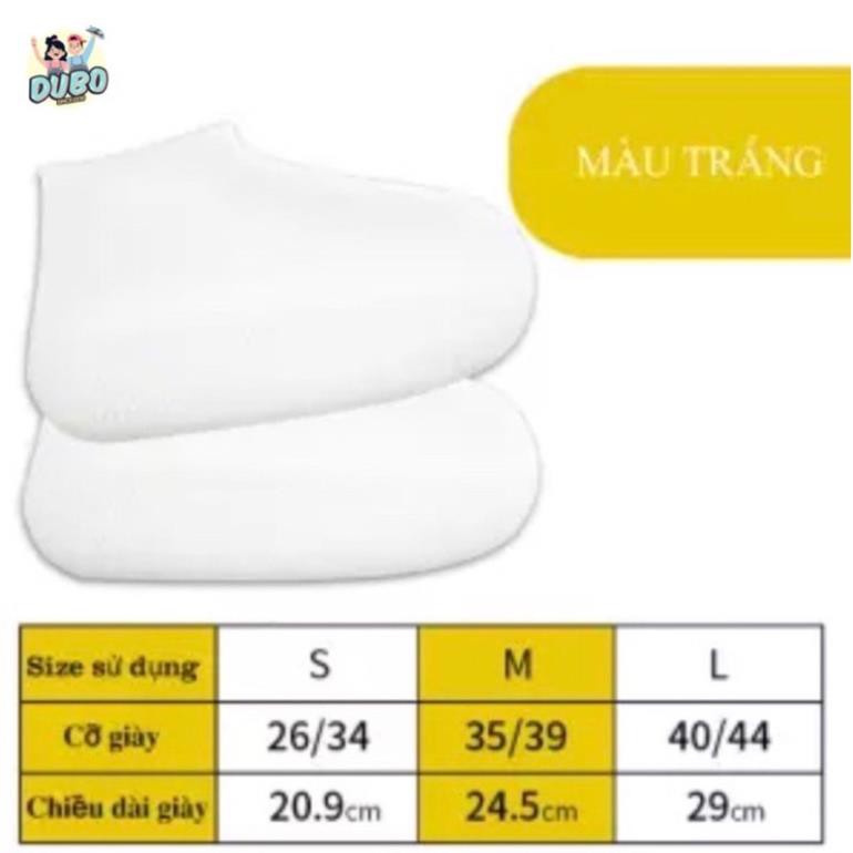 [CHÍNH HÃNG] Bọc Giày Đi Mưa Silicon Chống Thấm, Chống Trượt.