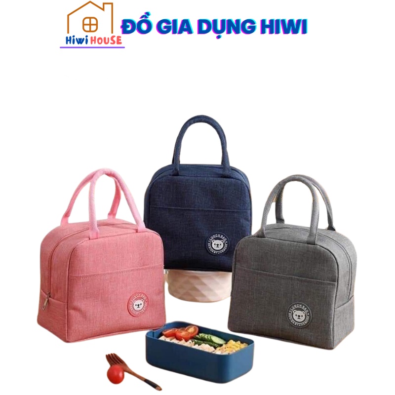 Túi giữ nhiệt, túi đựng cơm GẤU Siêu Sale TÚI ĐỰNG CƠM GẤU tiện lợi hàng đẹp