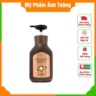 Dầu gội hanayuki shampoo dưỡng tóc suông mượt, sạch gàu đen tóc phục hồi - chính hãng 100%