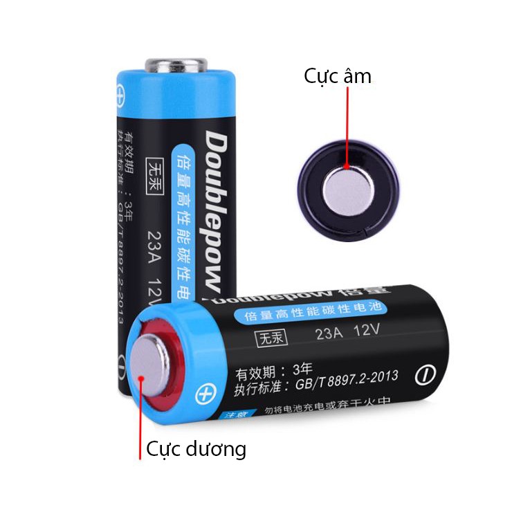 Vỉ 5 pin 23A 12v cho chuông cửa, bút trình chiếu...