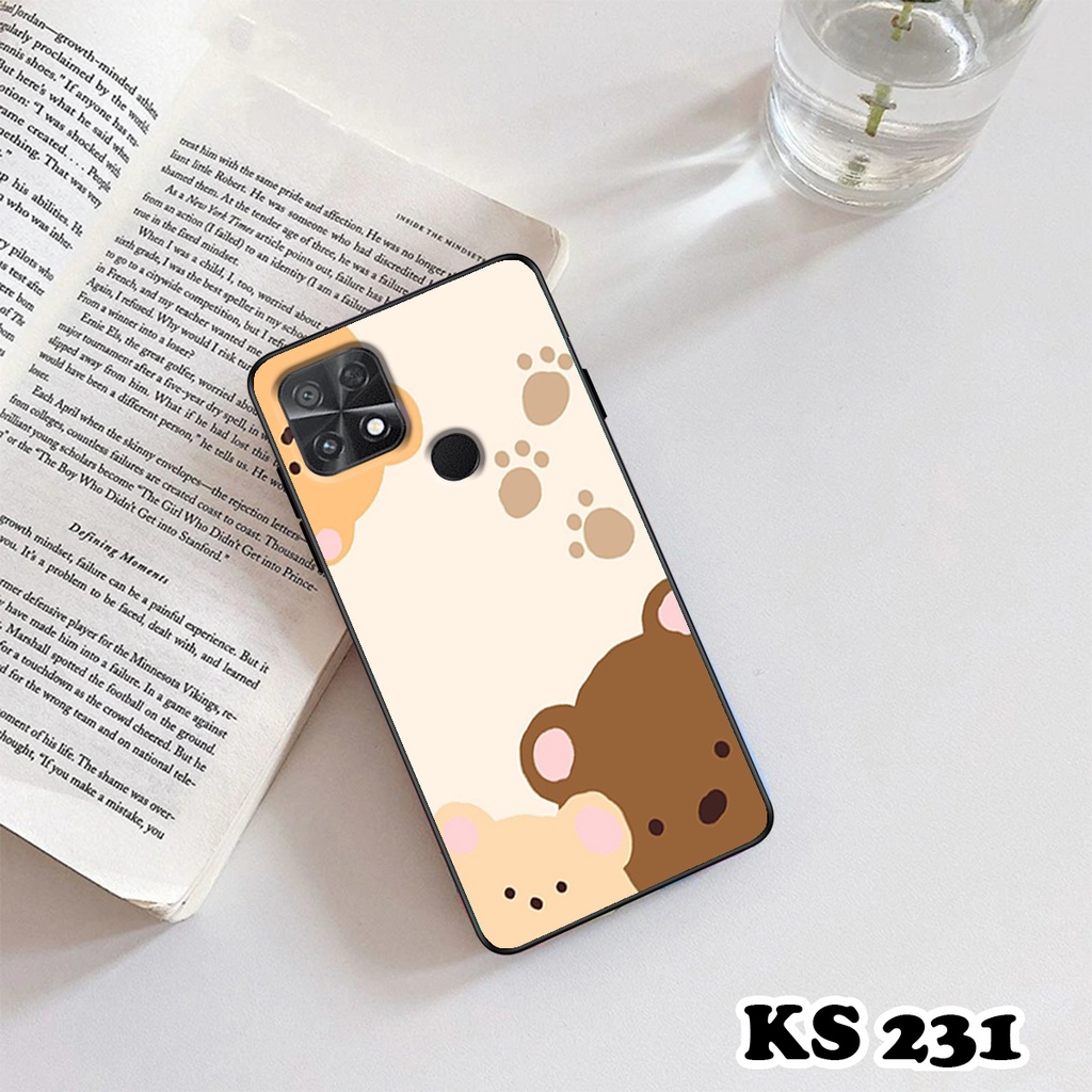 Ốp lưng Poco C40 4G - Ốp in hình gấu bear ngộ nghĩnh