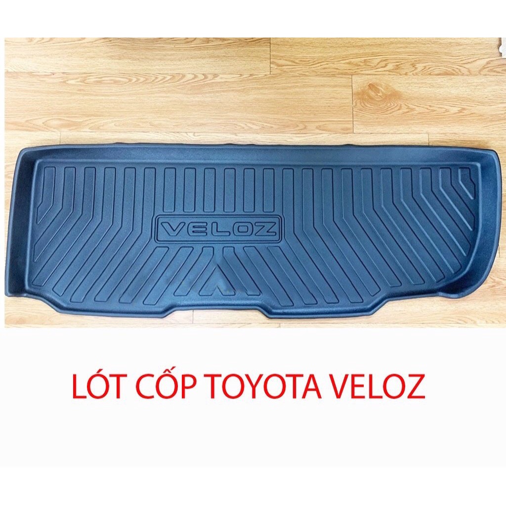 Lót Cốp Nhựa Xe Toyota Veloz 2022 2023 Chất Liệu Nhựa TPO Dẻo Không Mùi Dễ Vệ Sinh Lau Rửa