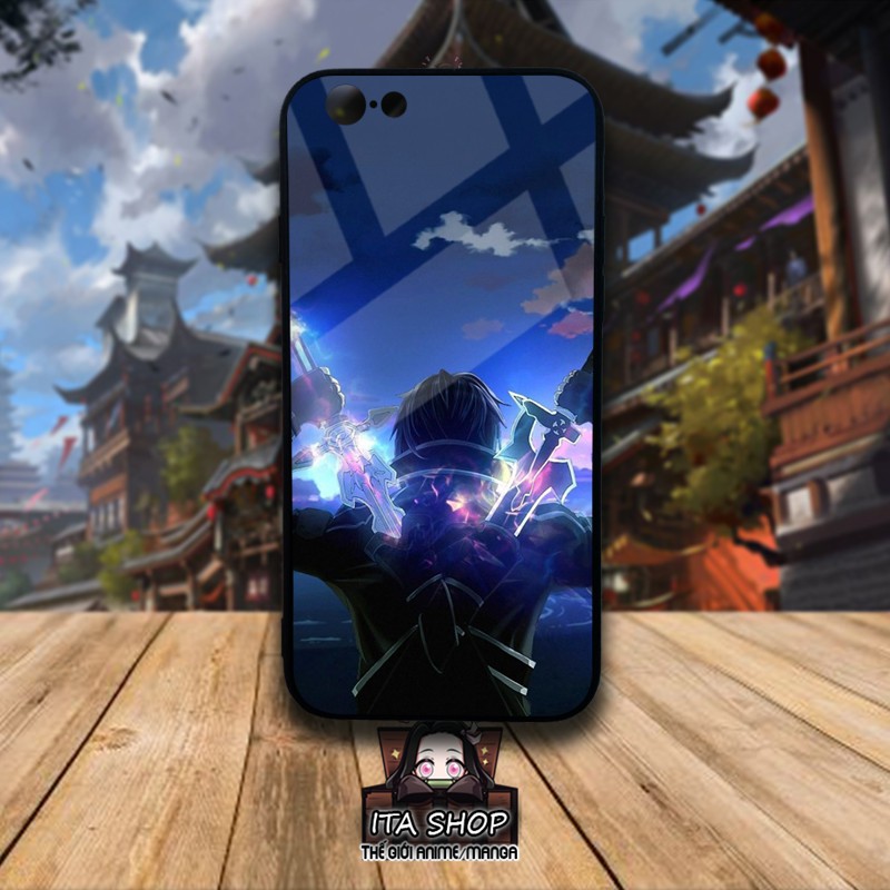 Ốp lưng Kirito - Sword Art Online - Ốp Lưng Anime  Ip 5s 6 6s 6s+ 7+8+ X Xs Xr 11 11 pro max 12 12 pro max