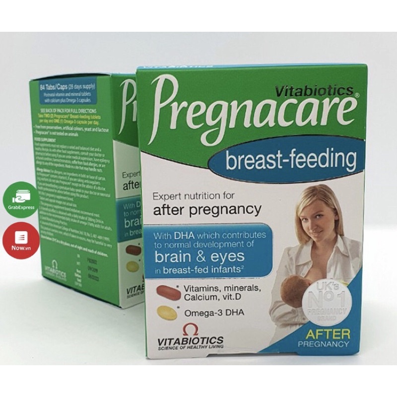 vitamin tổng hợp Pregncare bereast feeding chi mẹ sau sinh date 7/2023