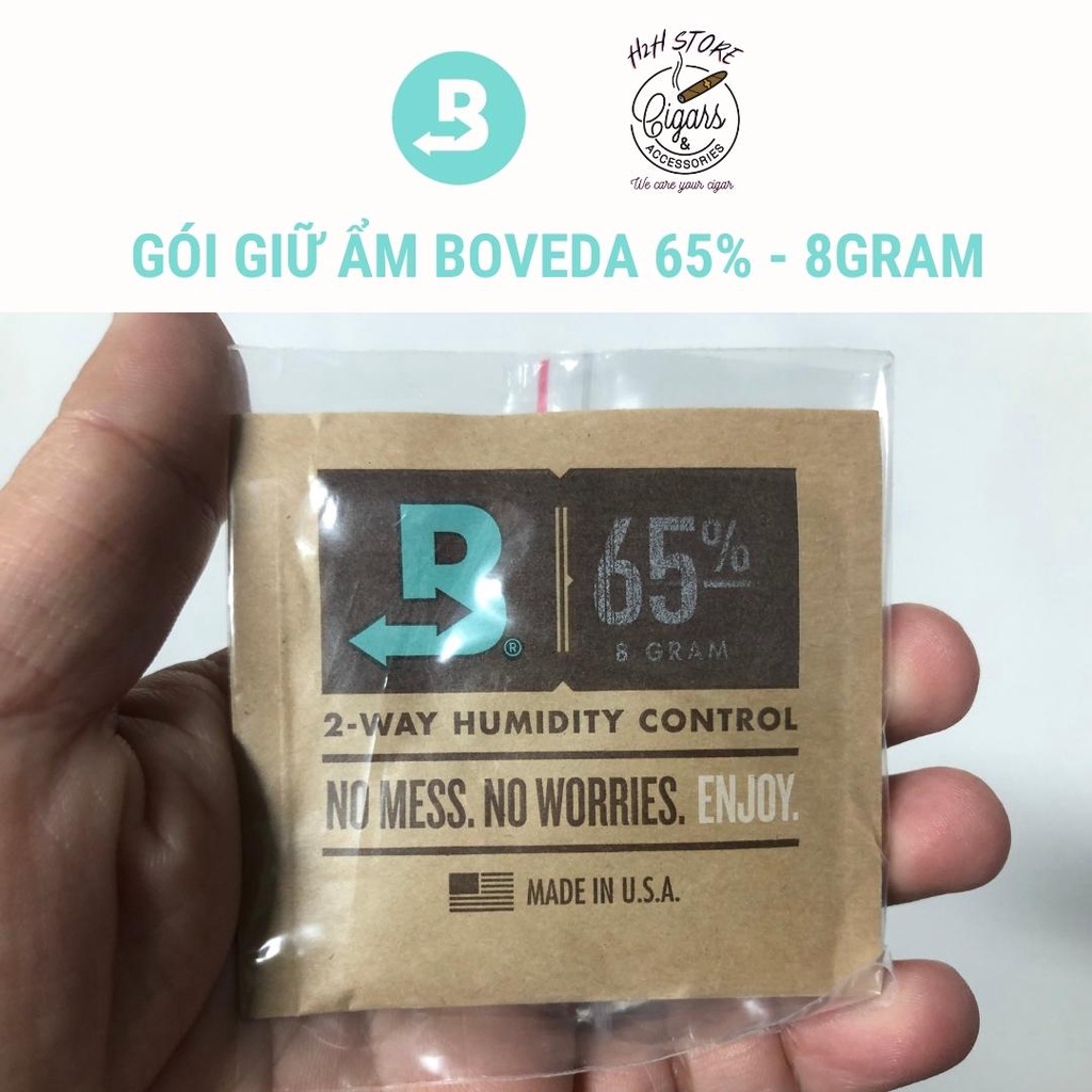 Boveda gói giữ ẩm 2 chiều 65% - Túi giữ ẩm 8gram - H2H Store