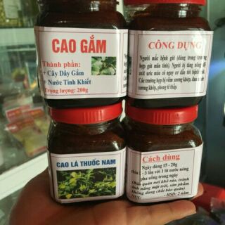 Cao gắm kl: 200g