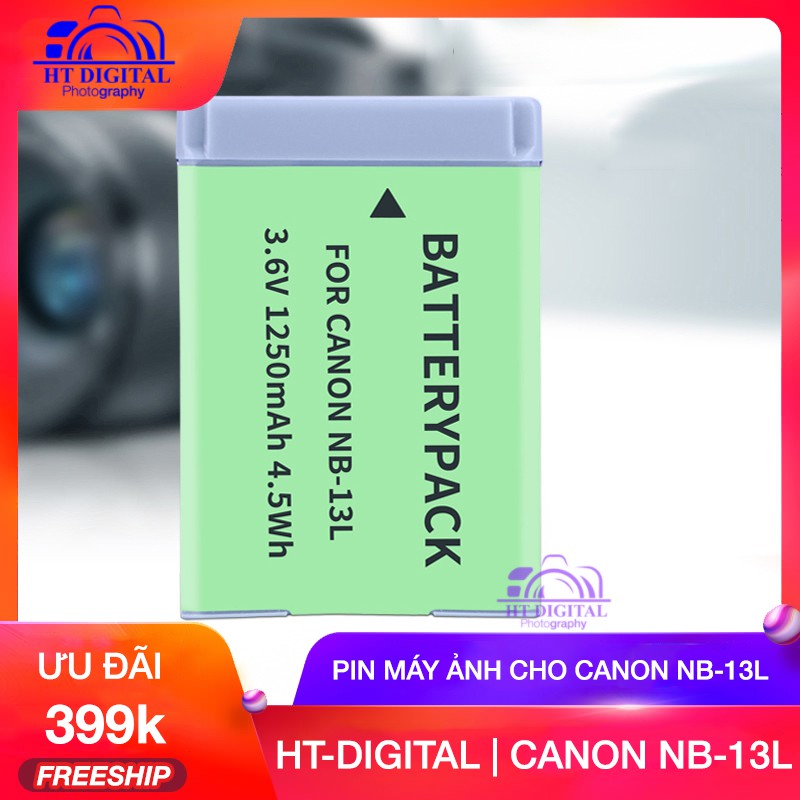 Pin Máy Ảnh Canon NB-13L Cho Canon G7X G5X G9X SX720HS SX620 SX730 G7X Mark II G9X Mark II Mark2