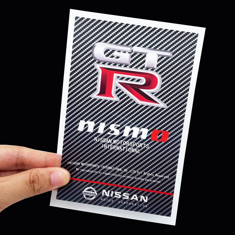 Miếng Dán Trang Trí Kính Chắn Gió Dành Cho Xe Hơi Mitsubishi Ralliart Nissan GTR Honda