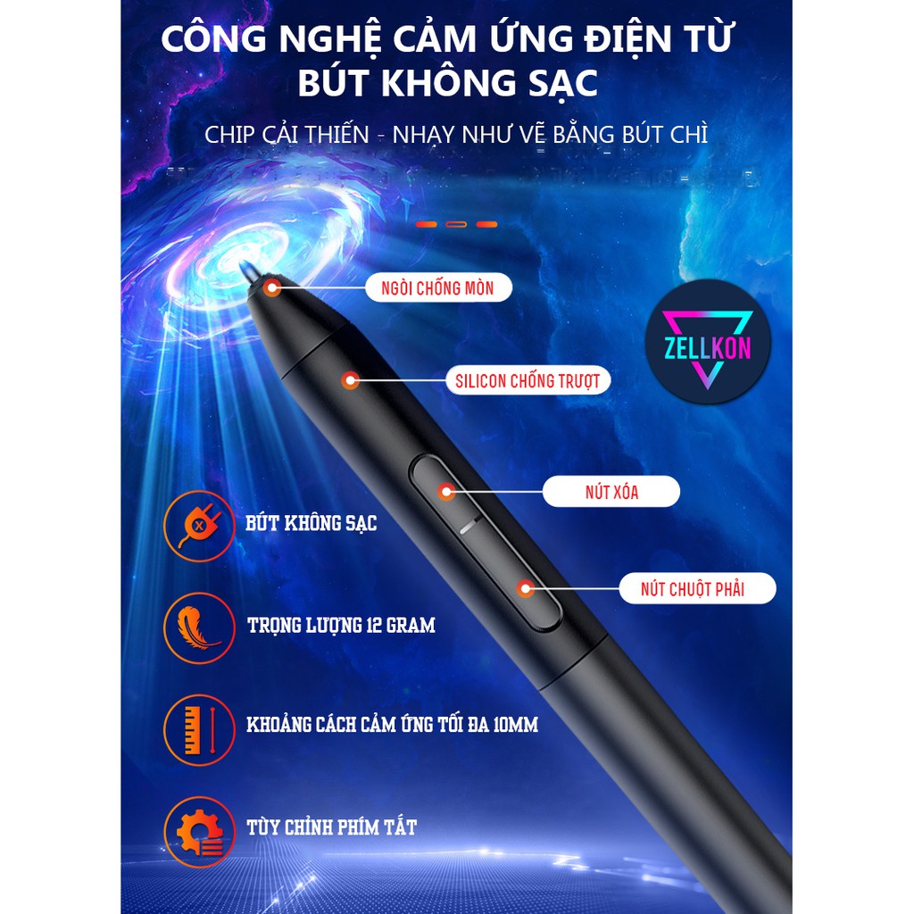 Bảng Vẽ GAOMON GM 156HD Có Màn Hình PHIÊN BẢN 2021