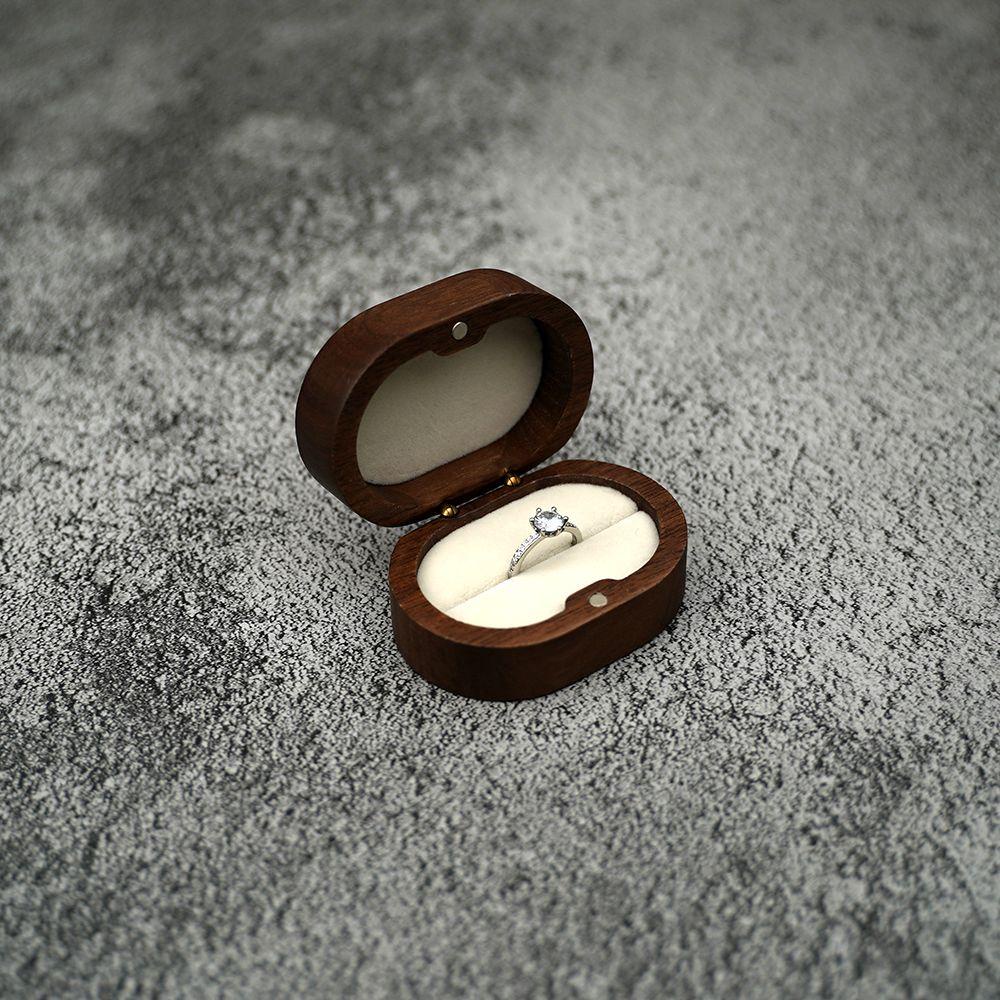 AUGUSTINA Hộp Đựng Trang Sức Hình Oval Sáng Tạo Ốp