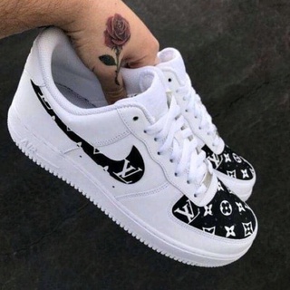 40 hình decal dán lv custum giầy