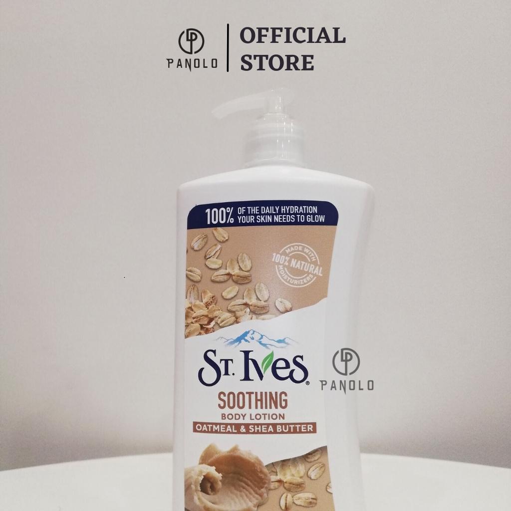 Sữa dưỡng thể trắng da St Ives Body Lotion 621ml, Dưỡng thể trắng da ban đêm ban ngày