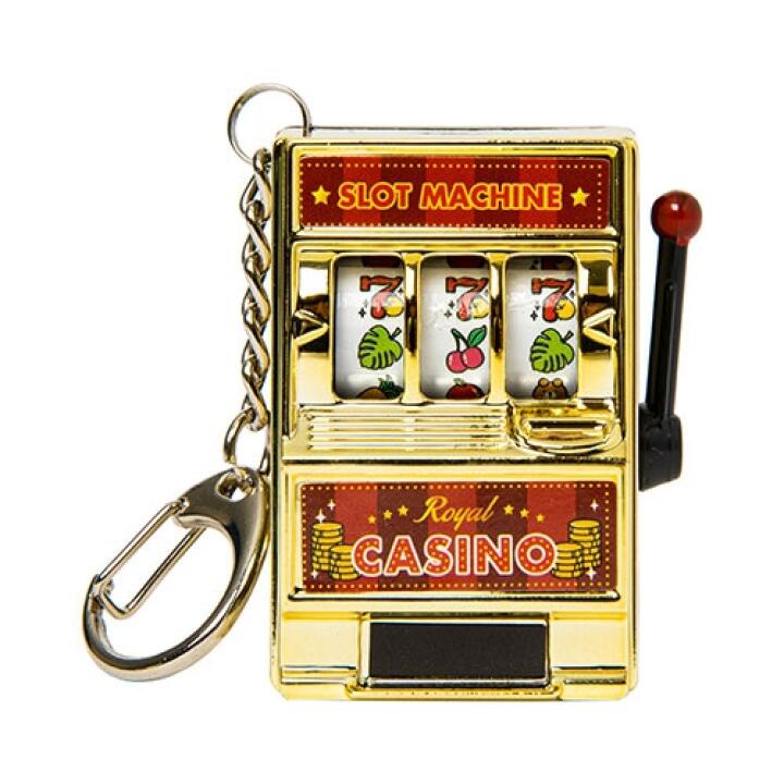 Móc Khóa ARTBOX Hàn Quốc Hình Slot Game Mini Màu Vàng