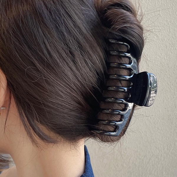 MOCHASHU Kẹp tóc màu đen phong cách Hàn Quốc cao cấp cho nữ