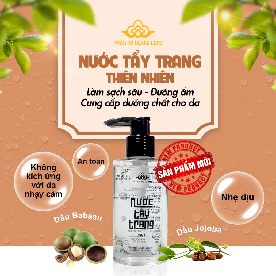 Nước Tẩy Trang Dành Cho Mọi Loại Da Phấn Nụ Hoàng Cung Làm Sạch Sâu Và Dưỡng Ẩm Da 12
