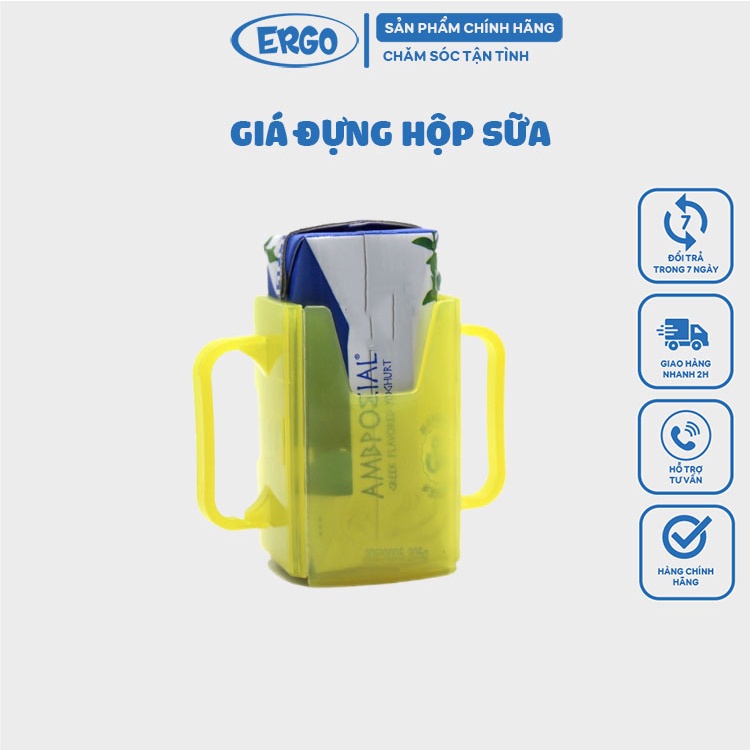 Giá đựng hộp sữa có tay cầm cho bé nhựa cứng cáp