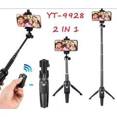 Gậy chụp ảnh, giá đỡ chụp hình, tripod, cây livestream 3 chân YUNTENG YT 9928 chính | WebRaoVat - webraovat.net.vn