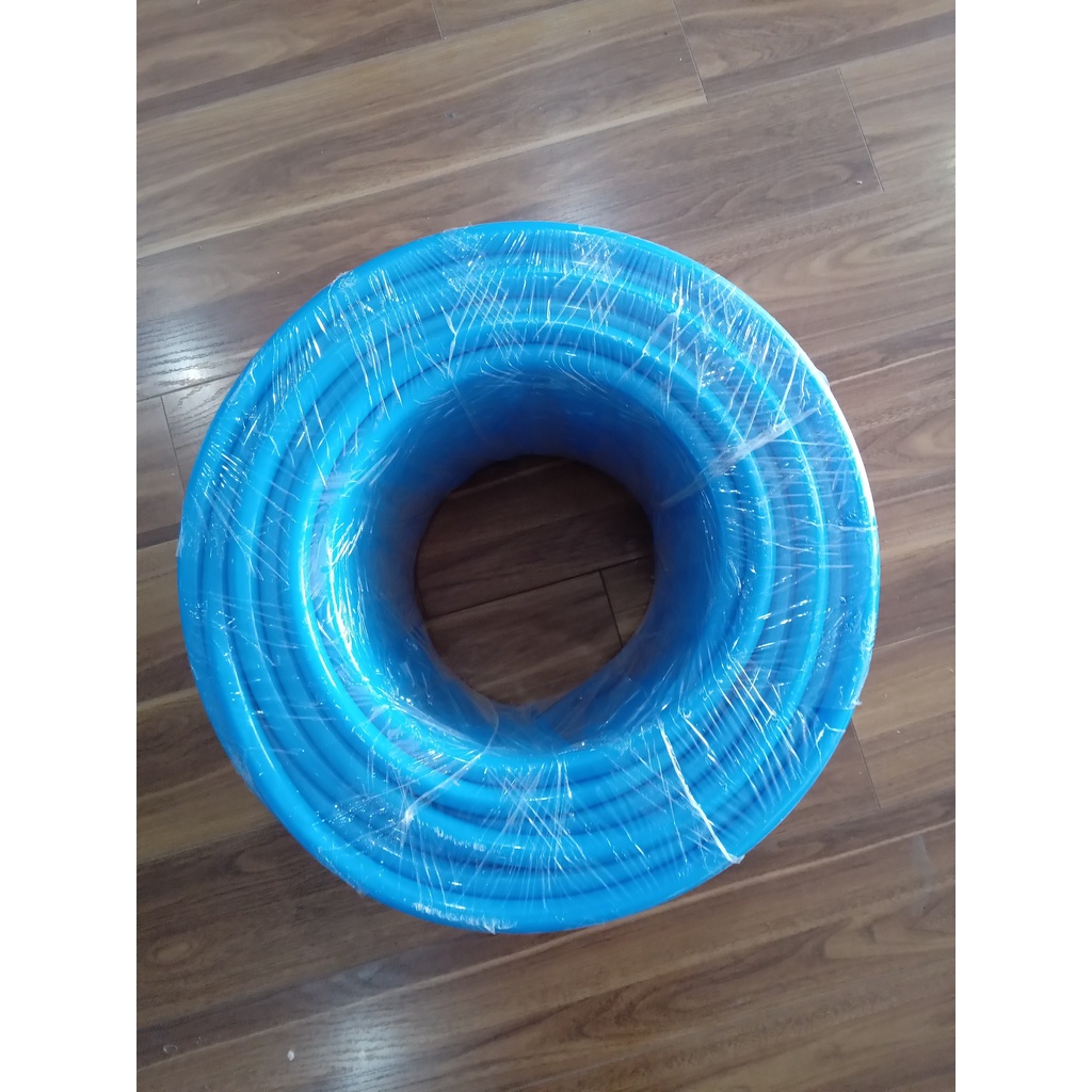 Ống dây khí phi 16 hàng liên doanh Việt Nhật sẵn trắng trong và xanh dương hàng chuẩn 100m