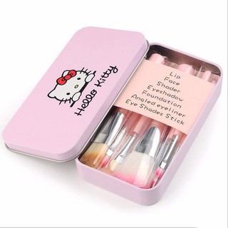 Cọ Trang Điểm Kitty 7 Món Hồng