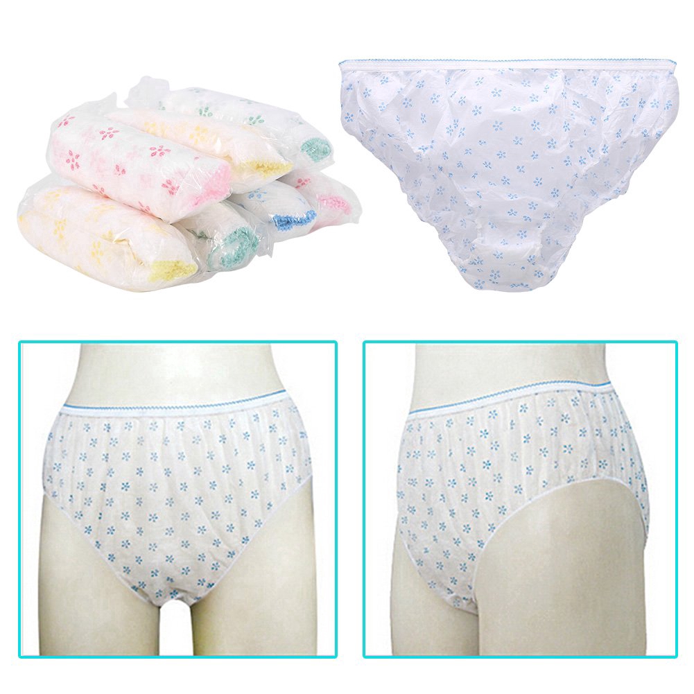 7pcs/lot Wrapped Travel Disposable Panties,Women's Cotton Prenatal Postpartum Brief Panties,Ladies Paper Underwear, | BigBuy360 - bigbuy360.vn