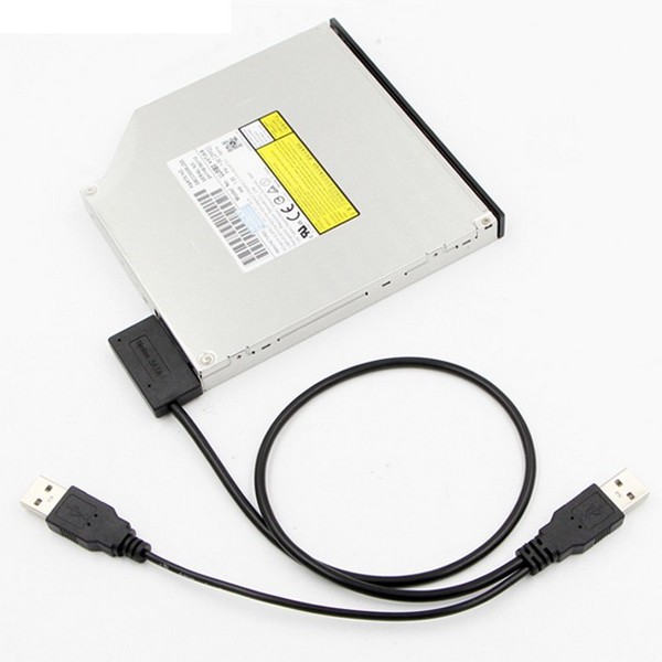 Combo ổ DVD-RW gắn ngoài + cáp USB chuyên dụng cho PC, Laptop, thiết bị khác,...