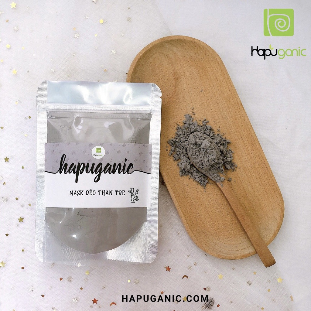 Mask Dẻo Than Tre Hapu Organic chuyên dùng trong Spa uy tín Mặt Nạ Dẻo giảm mụn, thanh lọc da