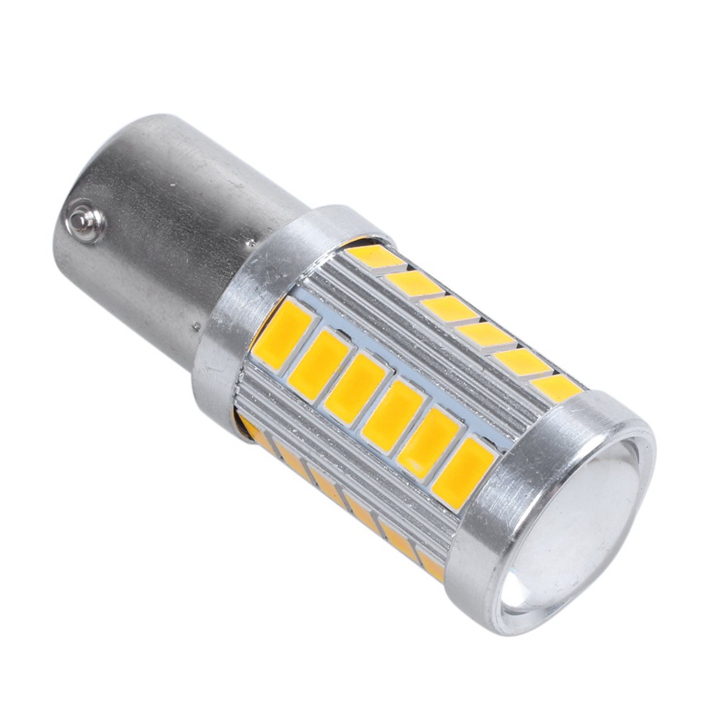 Set 4 bóng đèn 1156PY BAU15S PY21W LED 33SMD dành cho ô tô